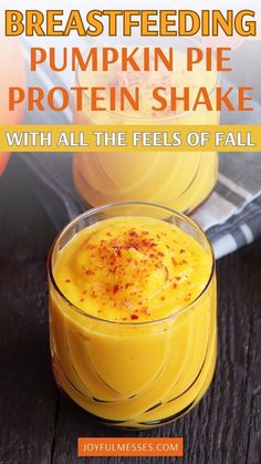 This breastfeeding pumpkin pie protein shake will bring all the feels of fall onto your breastfeeding diet plan! A pumpkin pie protein shake is such a delicious, healthy way to get in your pumpkin pie cravings while boosting your milk supply! Fall in love with our Pumpkin Pie Protein Lactation Shake for breastfeeding mamas - the perfect blend of flavor and fitness! Ideal for breast milk supply and healthy postpartum weight loss. Breastfeeding Pumpkin, Lactation Smoothies