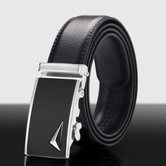 Classic Black Leather Belt for Men Elevate your style with our genuine leather men's belt featuring an automatic buckle. This black belt is a versatile accessory that complements any outfit, from casual to formal. Experience both comfort and sophistication with this timeless cinturon hombre. Perfect for any occasion, this belt is a must-have in every man's wardrobe. SPECIFICATIONS Department Name: Adult Belts Material: Cowskin Belts Material: Metal Gender: MEN Style: Fashion Buckle Width: 4cm Pa Luxury Black Belt With Silver Buckle, Luxury Black Belt For Business, Silver Leather Belts For Business, Luxury Silver Belt Buckles For Business, Elegant Black Belts And Suspenders For Business, Black Leather Belt Buckles With Silver Buckle, Modern Black Belt For Business, Leather Belt Buckle With Silver Buckle For Business, Leather Belt Buckles With Silver Buckle For Business