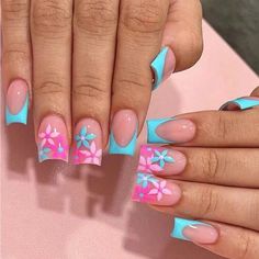 24 Pieces Viviane Leigh, Vaca Nails, Nagellack Trends, Acrylic Nail Set, Nagel Tips, Easy Nails, Summery Nails