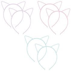 This 6-Count of Party Headbands from Spritz™ adds a 'purr-fact' accessory to any celebration. The pack includes 6 cat-ear headbands in pink, lavender and teal colors for fun, festive, cat-themed style. Plus, they're designed with small plastic teeth to help keep them from falling off. Great as party favors or pieces of kids' costumes, they're perfect for your child's next birthday party. No Sew Headbands, Sew Headbands, Watermelon Halloween, Gabby's Dollhouse Birthday, Disney Palace Pets, Target Party, Christmas Ballerina, Kitty Cat Party