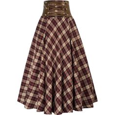 Features: High Elastic Waist, A Line Style, Plaid Pattern, Decorative Drawstring Design, Below The Knee Length, With Metal Button Decorated, Zipper Is At The Side And Tight At The Back Style: Classic A-Line Plaid Pattern Design, Decorative Drawstring And Metal Button , Never Out Of Date.Elastic High Waist, Midi Length, A Line Flowy Skirt, Comfortable Skater Skirt Match: This High Elastic Waist Long Skirt For Women,Which Is Suitable For Spring/Fall/Winter.You Can Match Tops, Sweater Or Cute Crop Punk Style Cotton Skirt For Fall, Long Skirt For Women, Punk Plaid, Navy Mini Skirt, Studded Skirt, White Striped Skirt, Cotton Midi Skirt, Bohemian Skirt, Paneled Skirt