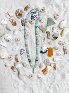 Tribal Classic Necklace | Sea Glass Twine And Twig, Twig Jewelry, Summer Neutrals, Classic Necklace, Cowrie Shell, Layering Necklace, Recycled Glass, Sea Glass, Glass Collection