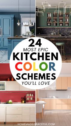 kitchen color schemes Kitchen Color Scheme Ideas, Charcoal Cabinets, Kitchen Colour Combination Ideas, Bright Kitchen Colors, Kitchen Color Themes, Kitchen Color Combos, Small Kitchen Colors, Kitchen Color Scheme, Kitchen Color Schemes