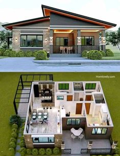 two story house plans with an open floor plan