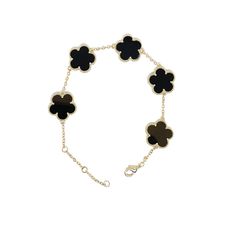 "18K Gold fill clover necklace or bracelet, guaranteed to maintain its color and content, will not rust or loose its gold color. Made from genuine gemstones ie black onyx, malachite or Mother of Pearl. Bracelet measures to 8\" in total length, but can be adjusted to smaller lengths. Necklace measures up to 20\" in length, but can also be adjusted to smaller lengths" 5 Leaf Clover, Bracelet Clover, Mother Of Pearl Bracelet, Green Clover, Clover Bracelet, Bf Gifts, 4 Leaf Clover, Clover Green, Clover Necklace