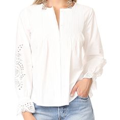 Beautiful And Unique White Button Down. Perfect Condition White Button Down, Button Downs, Button Down Shirt, Color White, Womens Tops, Women Shopping, White, Color