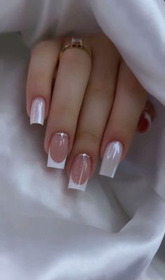 Soft Nails, Short Acrylic Nails Designs, Elegant Nails, Short Acrylic Nails