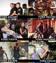 The Many Brands Of Ford Ford Foundation, Ford Falcon, Harrison Ford, Ford Escape, Ford Focus, Bones Funny, Some People, Funny Images, Ford Mustang