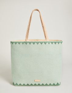 When it comes to totes, our embroidered Palm Beach Tote is tote-ally sweet. This roomy bag with braided faux leather straps holds everything - and then some! Best of all, It's made from thick, durable jute and features a unique, intricate papyrus embroidery. Boat Tote, Spartina 449, Carolina Beach, Beach Tote, Chic Boutique, Sea Foam, Palm Beach, Light Green, Leather Straps