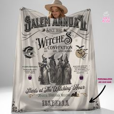 an advertisement for salem annual witches convention