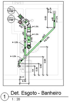 an image of a drawing of a bathroom with the words det essoto - banheiro