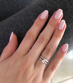 Classy Acrylic Nails, Really Cute Nails, Nails Desing, Dream Nails, Nude Nails, Almond Nails, French Nails, White Nails, Simple Nails