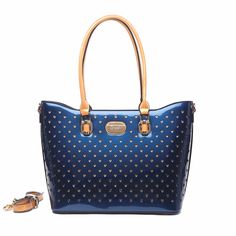 Brangio Italy Collections Handbag Royal Blue Starz Art Retro Vegan Highend Fashion Leather Tote Bag Wall Dividers, Fashion Masks, Structured Top, Trim Top, Women Bags Fashion, Crystal Heart, High End Fashion, Handle Bag, Bag For Women