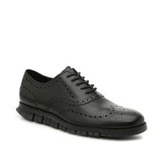 Cole Haan-ZeroGrand Wingtip Oxford The ZeroGrand wingtip oxford from Cole Haan flaunts the perfect balance of tailored and casual style. Featuring a sporty EVA midsole with Grand.øs technology, this lace-up can be dressed up or down for any outfit. Formal Wingtip Sneakers With Cushioned Footbed, Casual Wingtip Oxford Lace-up Shoes, Casual Oxford Wingtip Lace-up Shoes, Casual Wingtip Oxfords With Leather Sole, Casual Oxford-style Lace-up Wingtip Shoes, Casual Slip-on Oxfords With Brogue Detailing, Wingtip Oxford Lace-up Shoes With Textured Sole, Casual Wingtip Oxfords In Oxford Material, Casual Wingtip Oxford Shoes