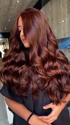 Copper Hair Dark, Red Balayage Hair, Red Hair Inspo