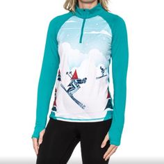 Soft, Stylish, Fun. Kyoda Base Layer 1/4 Zip Long Sleeve Women's Workout Top, Athletic Wear Womens, Running Tank Tops, Active Tank Tops, Layer Top, Tank Top Bras, Long Sleeve Striped Top, Blue Crop Tops, Sport Tank Tops