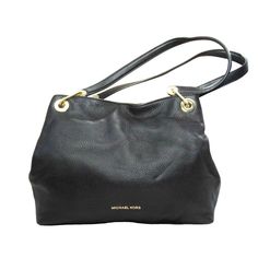 Brand: Michael Kors Color: Black Dimensions: 14" W X 11" H X 4.5" D 11" Dual Handles Exterior: Made Of Leather Magnetic Closure Gold Toned Hardware Signature Plaque Interior: Black Interior, Leather Trim 1 Zip Pocket 8 Slip Compartments 1 Middle Zip Compartment 1 Key Holder This Bag Was Displayed At A Major Department Store Therefore, There Are Scuffs/Flaws On The Exterior Of The Bag And Minor Scratches On The Hardware Due To Being Handled By Customers, Other Than That This Bag Is In Great Functional Condition. Michael Kors Black, Shoulder Tote, Key Holder, Black Interior, Department Store, Michael Kors Bag, Leather Trim, Magnetic Closure, Pebbled Leather