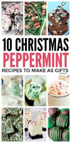 10 christmas peppermint recipes to make as gifts