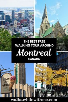 the best free walking tour around montreal canada