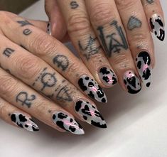 Goth Nails, Grunge Nails, Dream Nails, Fire Nails, Funky Nails, Long Acrylic Nails