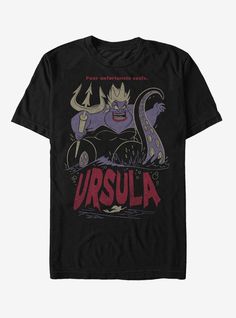 Ursula Sea Witch, The Little Mermaid Ursula, Mermaid Shorts, Poor Unfortunate Souls, Mermaid Man, Disney The Little Mermaid, Tattoo T Shirts, Sea Witch, Mens Graphic T