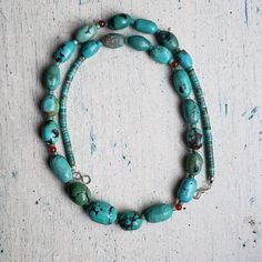 Vintage Turquoise Necklace, Purchased Out West... Great Stones. Out West, Vintage Turquoise, Womens Jewelry Necklace, Turquoise Necklace, Blue Green, Color Blue, Jewelry Necklaces, Necklaces, Women Jewelry