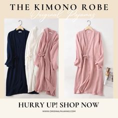 Relax in style with our Kimono Robe Solid from Original Pajamas! 💤👘 Made with premium materials and a timeless design, this robe is perfect for lounging around the house or as a luxurious gift for a loved one. Order yours now and experience the ultimate in comfort and style! #originalpajamas #kimonorobe #relaxationwear #comfystyle #onlineshopping #shopnow #loungewear #sleepwear #luxurygifts #wardrobeessentials #fashionable #comfyclothes #cozylife #selfcare #pamperyourself Comfy Fashion, Deep Sleep, Luxury Gifts, Relaxed Style, Comfy Outfits, Wardrobe Essentials, Best Sellers, Timeless Design, The House