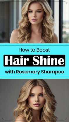 Discover how to boost hair shine with rosemary shampoo! 🌿 Get glossy, beautiful hair naturally. 🍃✨ Click for shine tips! #ShinyHair #RosemaryShampoo Hair Shine, Sulfate Free Shampoo