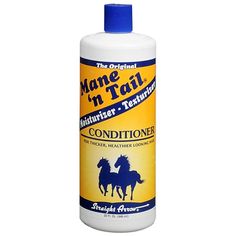 Mane 'n Tail and Body Original Conditioner - 32 fl oz Diy Dry Shampoo, Horse Shampoo, Mane And Tail Shampoo, Thicker Fuller Hair, How To Grow Your Hair Faster, Diy Shampoo, Body Shampoo, Mane N Tail, Fuller Hair