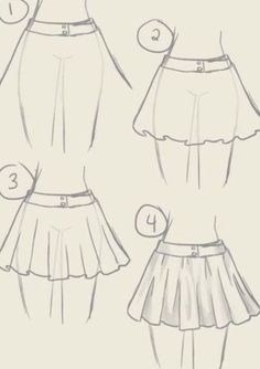 the instructions for how to make a pleated skirt with an attached belt and buttons