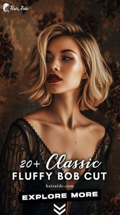 Short Glamour Hair, Kelly Ripa Hair Bob, Soft Waves Bob Hair, Volumous Bob Hairstyles, Short Hairstyles For Frizzy Wavy Hair, Bombshell Haircut Medium, Bouncy Blow Dry Shoulder Length Hair, Paris Bob Hair, Christy Turlington Bob