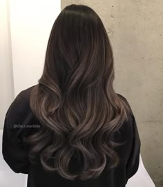 Black Hair Balayage, Ash Hair Color, Long Hair Color, Foto Tips, Ombre Hair Color, Hair Color Balayage