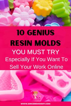 the words 10 genius resin molds you must try especially if you want to sell your work online