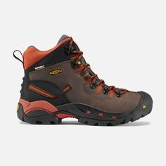 A full-on fusion of versatility, durability and soft-toe flexibility. With cushioning, lateral support and a contoured heel-lock for a secure fit, this boot takes care of you well into overtime. Mens Hiking Boots, Work Boot, Hiking Shoes, Work Boots, Pittsburgh, Hiking Boots, Fashion Shoes, Vintage Ladies, Men's Shoes