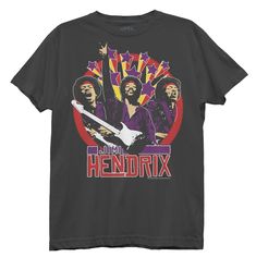 Jimi Hendrix Rock Montage Boyfriend T-Shirt 100% Cotton Fabric James Marshall "Jimi" Hendrix (born Johnny Allen Hendrix; November 27, 1942 – September 18, 1970) was an American musician, singer, and songwriter. Although his mainstream career spanned only four years, he is widely regarded as one of the most influential electric guitarists in the history of popular music, and one of the most celebrated musicians of the 20th century. The Rock and Roll Hall of Fame describes him as "arguably the gre Jimi Hendrix Guitar, Jimi Hendrix T Shirt, Reading Shirts, Band Merchandise, Deadly Sins, Boyfriend T Shirt, Boyfriend Style