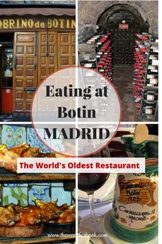 the world's oldest restaurant eating at bouin madrid