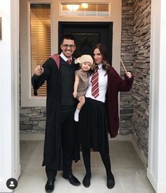 Costume Halloween Famille, Harry Potter Costumes, Halloween Costumes For Family, Costume Carnaval