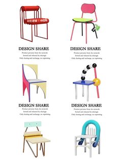 the different types of chairs that are available for children's playrooms and classroom spaces