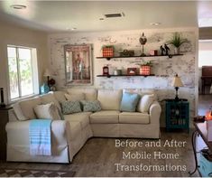 a living room filled with furniture and a flat screen tv on top of a wooden floor