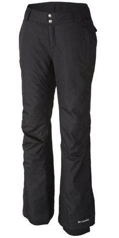 Columbia Women's Bugaboo Winter Ski Pants Sizes: XS-S-M Color: Black Inseam: Regular or Short Brand new with tag.    100% Authenticity Guaranteed! With waterproof-breathable construction plus important seam sealing, these lightly insulated trousers supply an ergonomic fit plus the most perfect amount of warmth, comfort plus security for active days inside cold plus wet conditions. Construction: Omni-Tech waterproof/breathable fully seam sealed Reinforced leg hem Lower leg snap gusset Adjustable Womens Columbia, Leg Gaiters, Ski Pants Women, Snow Winter, Lower Leg, Adjustable Legs, Ski Pants, Parachute Pants, Columbia