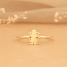 14k Solid Gold Ring, Daughter Ring, Personalized Ring, Initial Ring, Engraved Jewelry, Gift for Mother, Mother Daughter Ring, Stackable Ring ✔ Handmade ✔ Solid Gold ✔ The dimension of the girl: 9 mm Orders with free shipping go out with USPS First Class Mail tracking. We require a signature for orders more than $500. If you need a signature required service, you can select that service in the shipping options on your cart. We use DHL Express or UPS for our International Standard Shipping. Availa Adjustable Rings With Engraving Option For Gift, Adjustable Hallmarked Stackable Rings As A Gift, Hypoallergenic Rings For Mother's Day Gift, Adjustable Yellow Gold Rings For Gift, Yellow Gold Engraved Ring Gift, Nickel Free Yellow Gold Wedding Ring, Engraved Adjustable Birthstone Ring For Gift, Gold Engraved Nickel-free Ring For Gift, Personalized Yellow Gold Ring For Gift