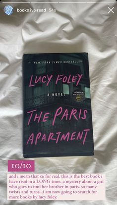 the paris apartment by lucy folley