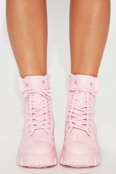 Available In Cream And Pink. Combat Boots Round Toe Lace Up Quilted Detail Patent Leather Block Heel | Change Your Plans Combat Boots in Pink size 7 by Fashion Nova Spring High Ankle Synthetic Combat Boots, Synthetic High Ankle Combat Boots For Spring, Synthetic Round Toe Combat Boots For Spring, High-top Synthetic Combat Boots For Spring, Pink High-top Lace-up Boots For Spring, Trendy Pink Lace-up Boots For Spring, Pink Round Toe Lace-up Boots For Spring, Pink Lace-up Boots With Round Toe For Spring, Trendy Pink Lace-up Boots For Fall