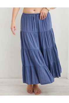 Soft, lightweight & drapey gauze fabric/Tiered deets/Self tie waistband for your best fit!/Accessibility deets: elastic waistband & drawstring for easier on/off!