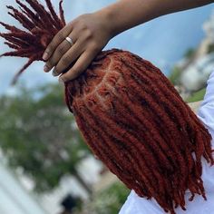 Copper Locs, Locs Dyed, Dyed Locs, Hair Movement, Change Hair Color, Dread Locks