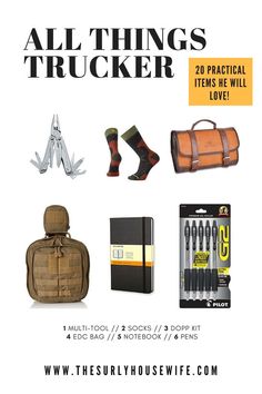 all things trucker is on display in this ad