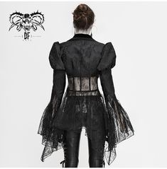 Gothic Patchwork Layered Lace Jacket Gi Outfit, Gothic Cardigan, Coachella 23, Zombie Tramp, Vampire Dress, Gothic Jackets, Mesh Cardigan, Punk Shirt, Punk Design