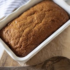 a close up of a loaf of bread in a pan