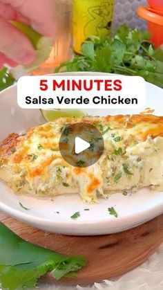 The Mediterranean Diet Plan 🇺🇸 on Instagram: "🫒🍲 Creamy Salsa Verde Chicken Enchiladas.

🙏 Thank you: @heresyourbite

😍 Type "Chicken" If you Want to Get More FREE Mediterranean Recipes from Me

💁‍♀️ With this Chicken:
✅️ Preparing Time: 5 Minutes.
✅️ Calories: 477kcal

👉1/2 tbsp Butter
1/2 tbsp Sizzle
1/2 cup yellow onion, diced
1 jalapeño, diced (remove seeds for less spice)
4-5 cloves garlic, grated
Salt and pepper, to taste
Cumin, to taste
3.5-4 cups salsa verde, to taste 
1 cup sour cream
1/4 cup cilantro, chopped
Juice from 1 lime, to taste
1 rotisserie chicken, shredded
4 oz Monterrey jack cheese, freshly shredded
4 oz white cheddar cheese, freshly shredded
8 flour tortillas (can sub corn)
1-2 avocados, cubed (optional)
Garnish: Sour cream, lime wedge, cilantro

1. Preheat o Enchilada Suiza, Creamy Salsa Verde Chicken, Salsa Verde Chicken Casserole, Creamy Salsa Verde, Verde Chicken Enchiladas, Salsa Verde Chicken Enchiladas, Enchiladas Chicken, Chicken Verde, Creamy Salsa