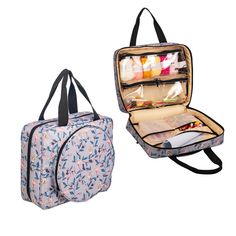 two different types of bags with compartments